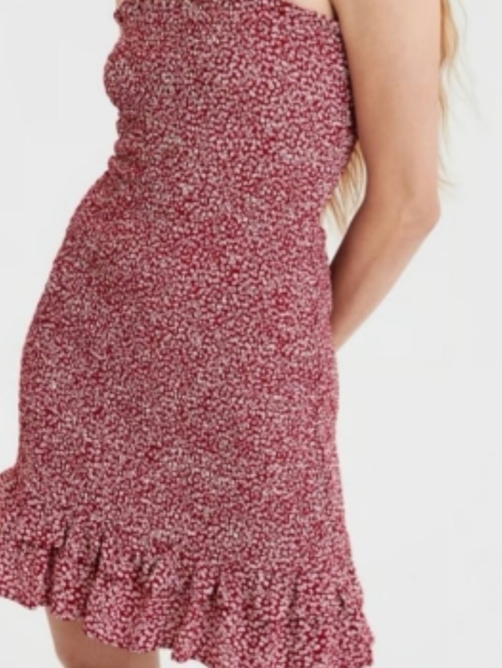 Women's American Eagle Smocked tube Floral Dress.